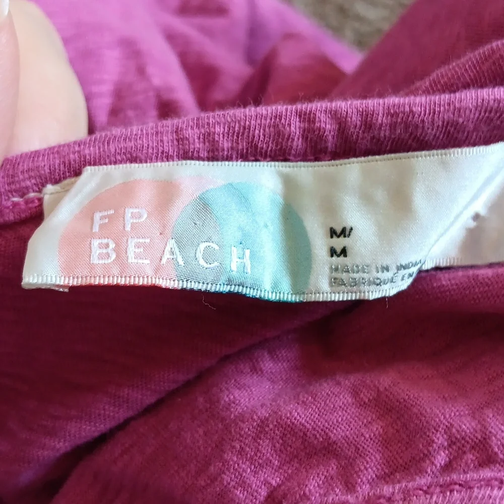 Free People Beach Elisa One Shoulder Maxi Dress In Raspberry Size Medium